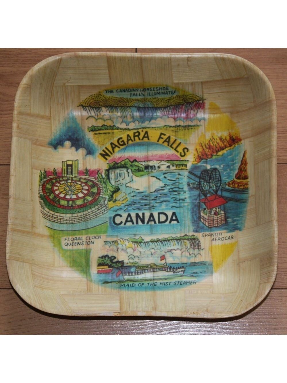 Niagara Falls Canada Bamboo Bowl
